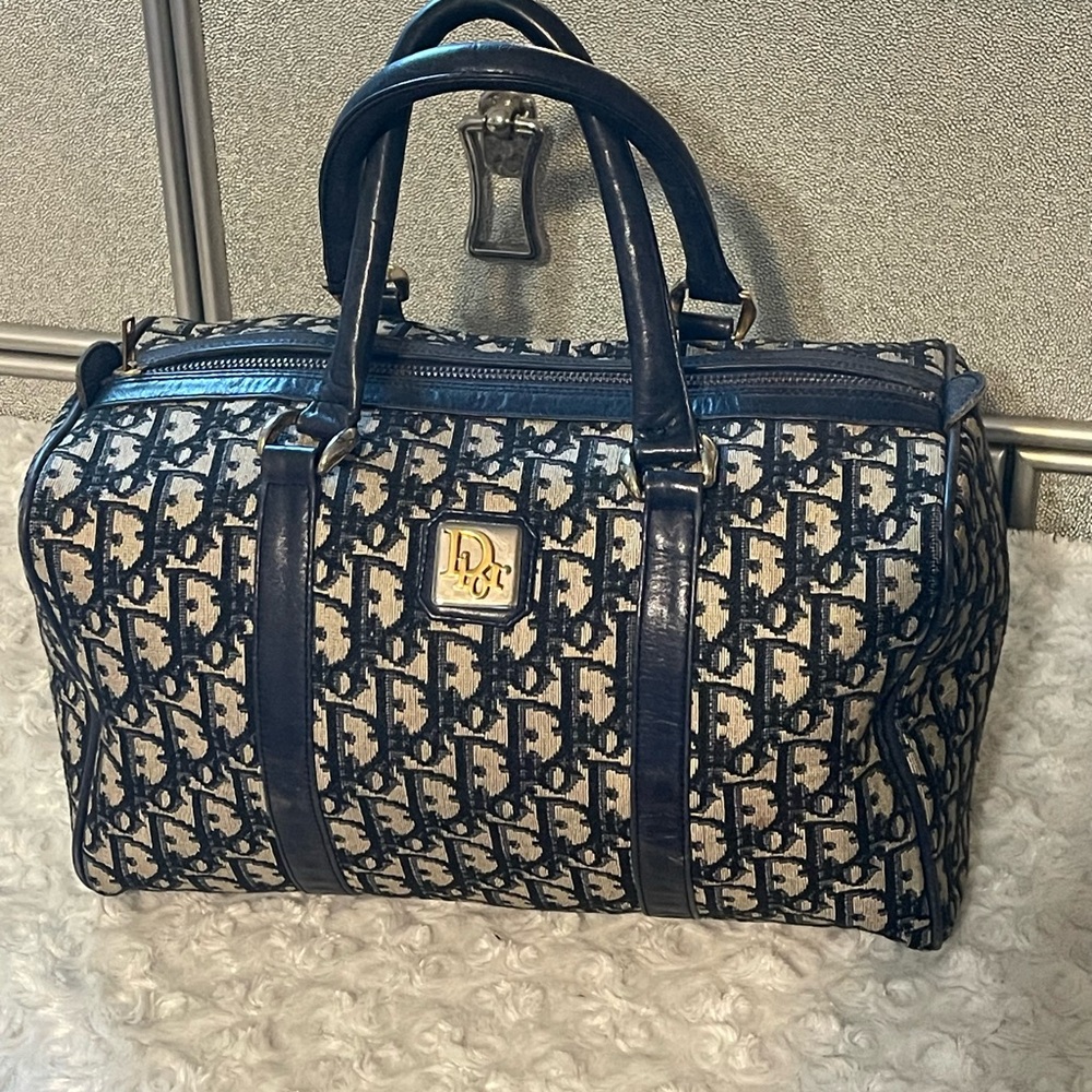 Vintage Dior Monogram top handle Bag